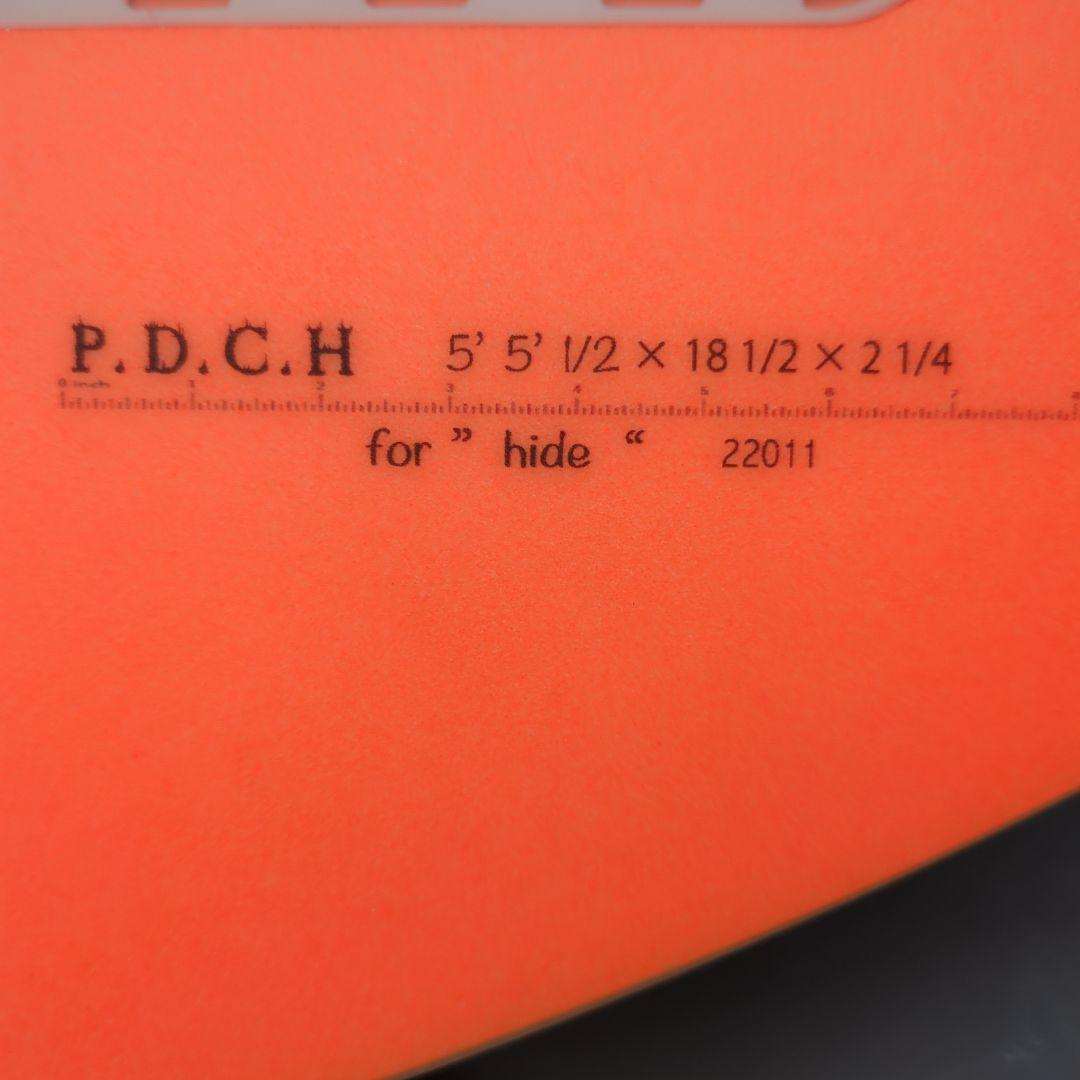 mind 5'5 1/2 ショートボード ホワイト・オレンジ