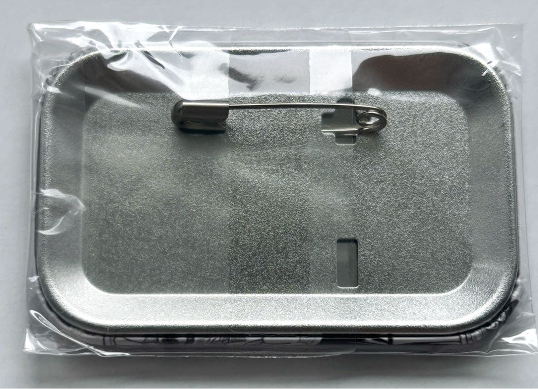 銀魂　坂田銀時　アドアーズ　ジャンプ50周年　スクエア缶バッジ