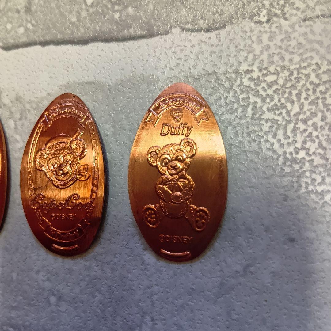 ディズニーベア　ダッフィー　タグ　絵本　スーベニアメダル　初期