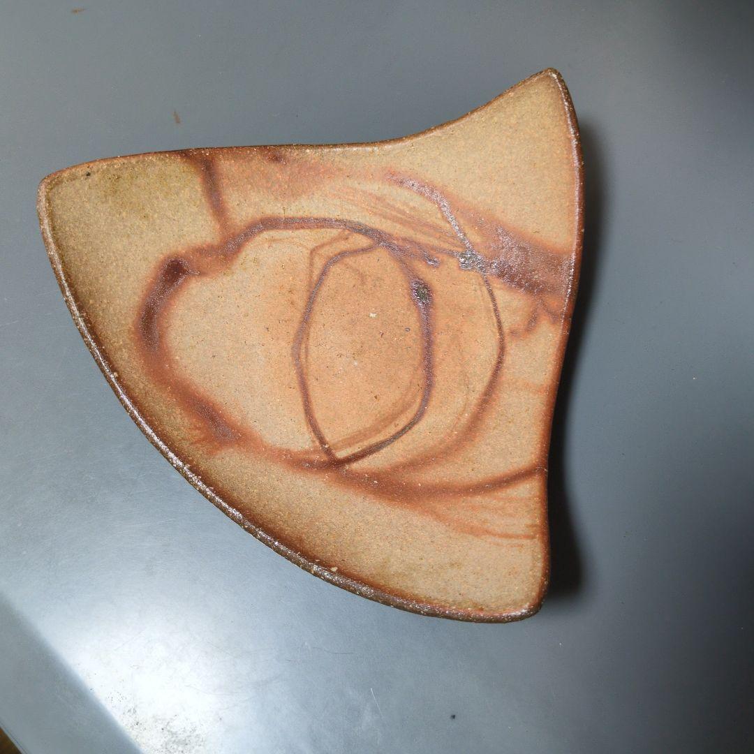 備前焼作家　山下譲治　緋襷の皿　5枚組