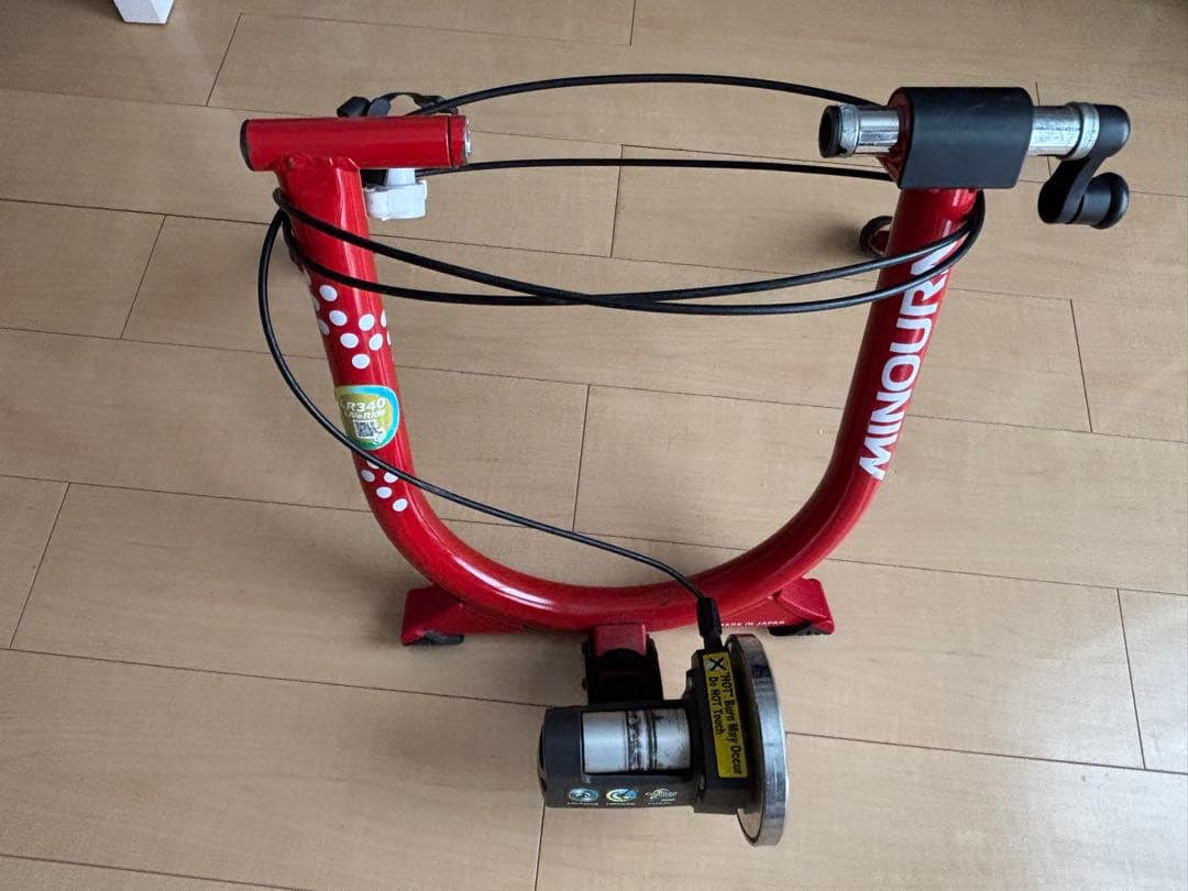 【固定ローラー用】MINOURA 固定ローラー台＋リアホイール付き（室内練習用）