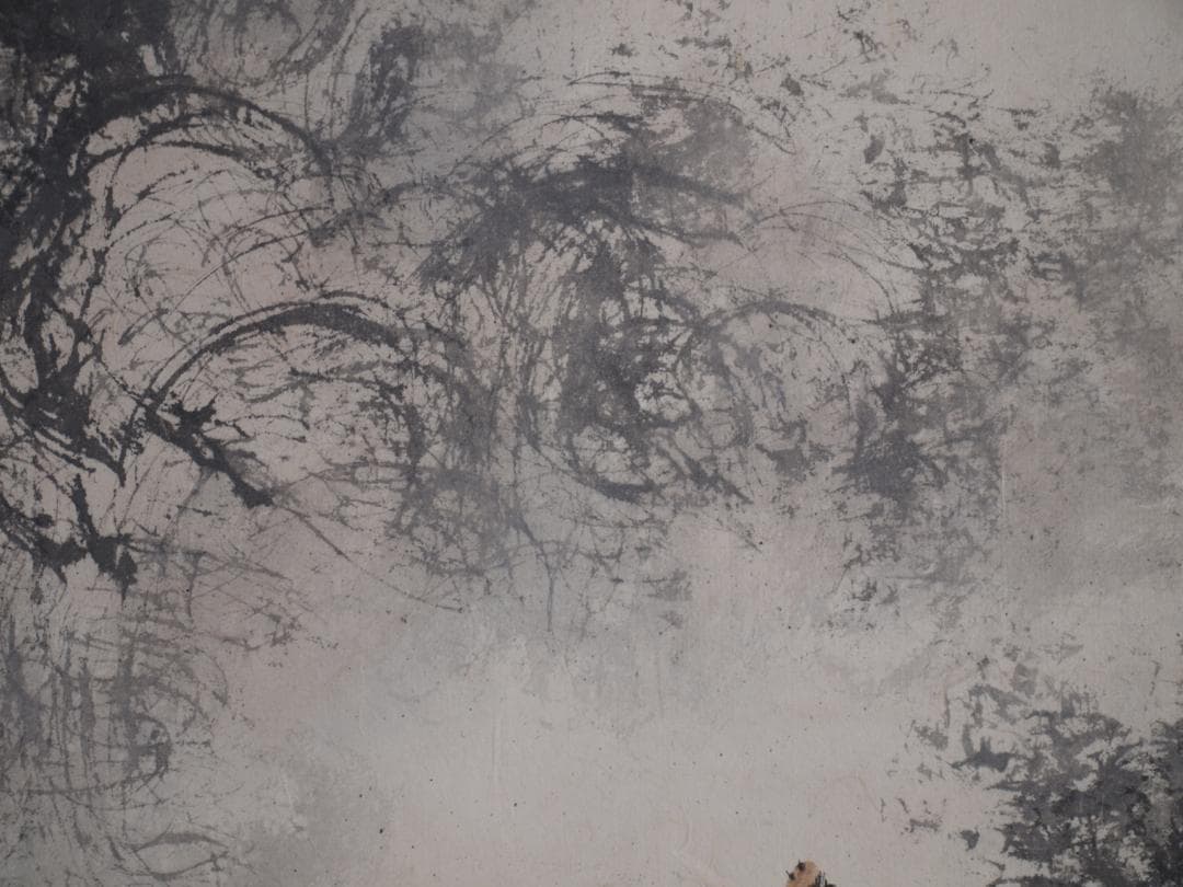 骨董市仕入れ品　中国近時代の掛軸　人物図　肉筆保証 DE404A7-3