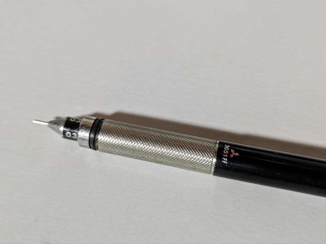 Hi-Uni ハイユニ 0.3mm シャープペンシル 本体と芯