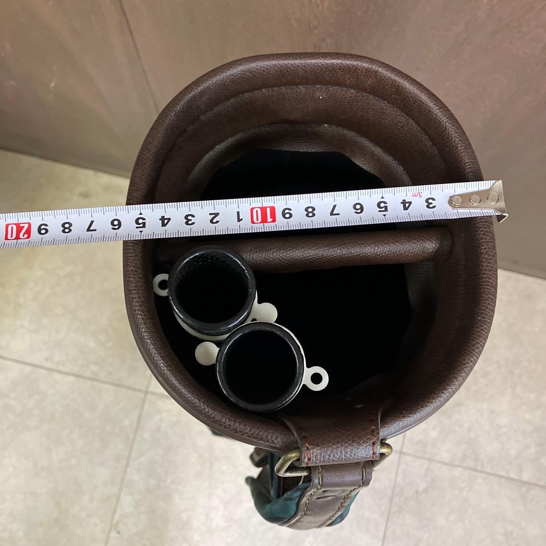 ミズノ レトロ タータンチェック柄 ゴルフバッグ キャディバッグ ゴルフ用品