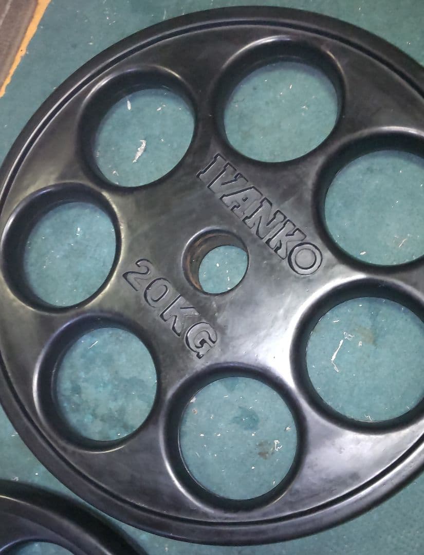 オリンピック プレート IVANKO 20kgプレート1枚①