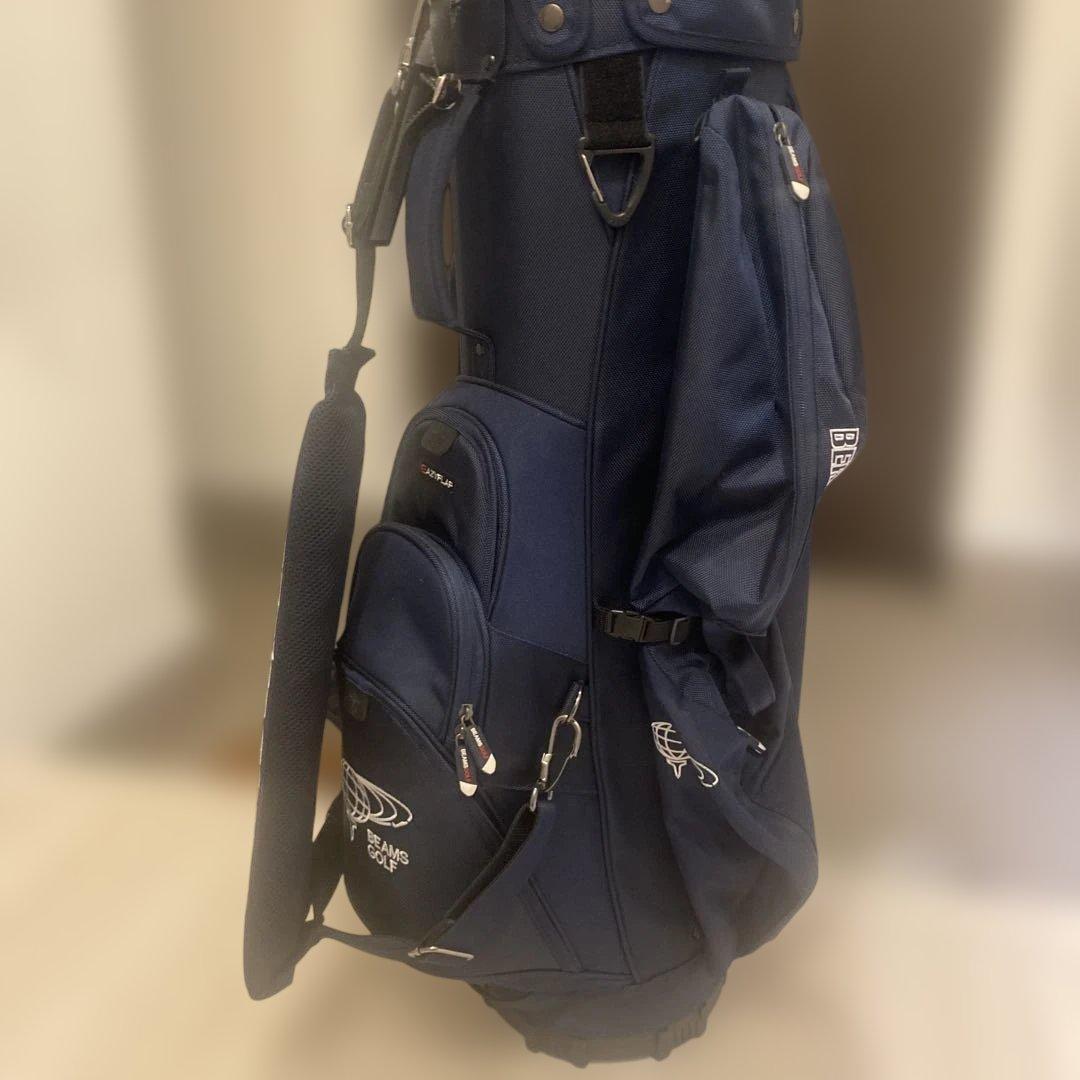 BEAMS GOLF ネイビー キャディバッグ8.5インチ