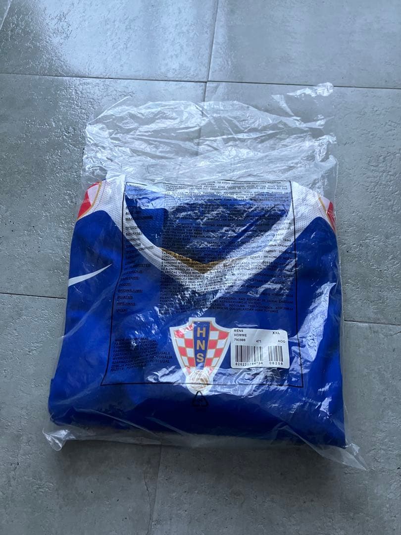激レア　04-05 クロアチア代表 NIKE 長袖アウェイユニフォーム　選手仕様