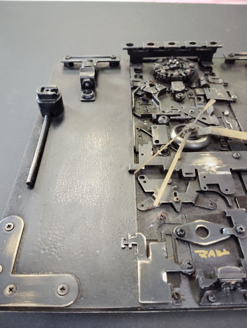 機械的時計内部構造アート　Ｔ01　スチールパンク