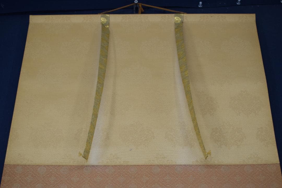 【真作】法隆寺山主秀山/枡田秀山/一行書清風坐竹林/掛軸☆宝船☆Y-800　JM