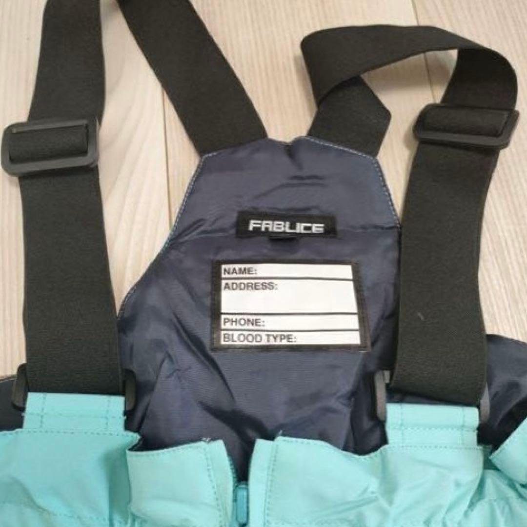 新品未使用　FABLICE スキーウェア　130センチサイズ調整可 花柄