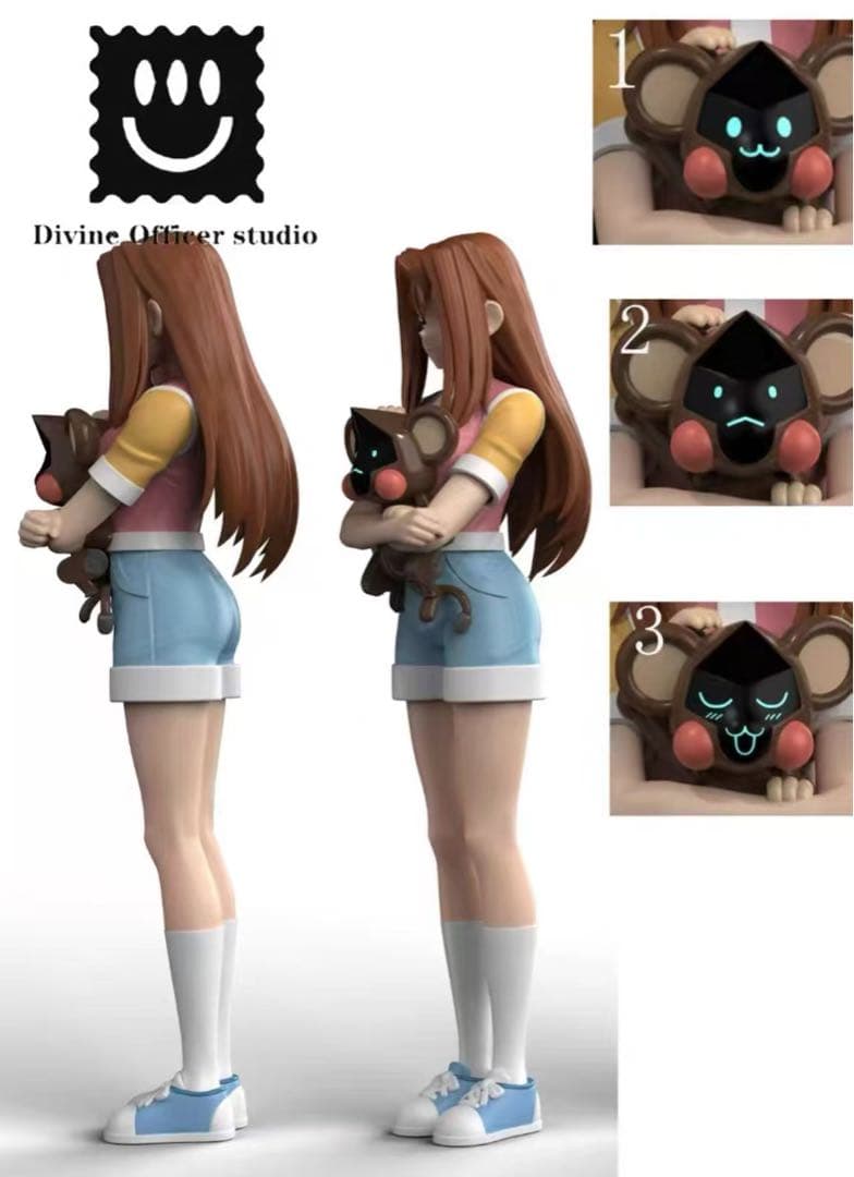 遊戯王 川井 静香 ガレージキット ガレキ スタチュー ①