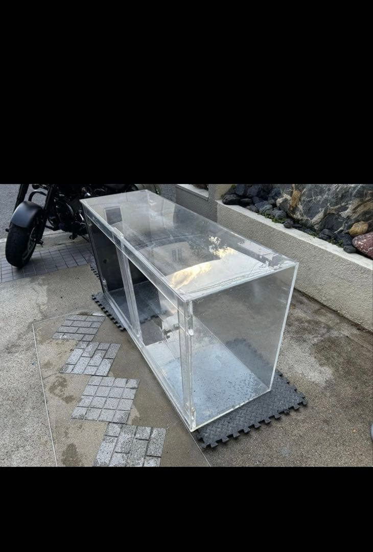 アクリル水槽 1500×750×500 厚み1センチ 引取り限定