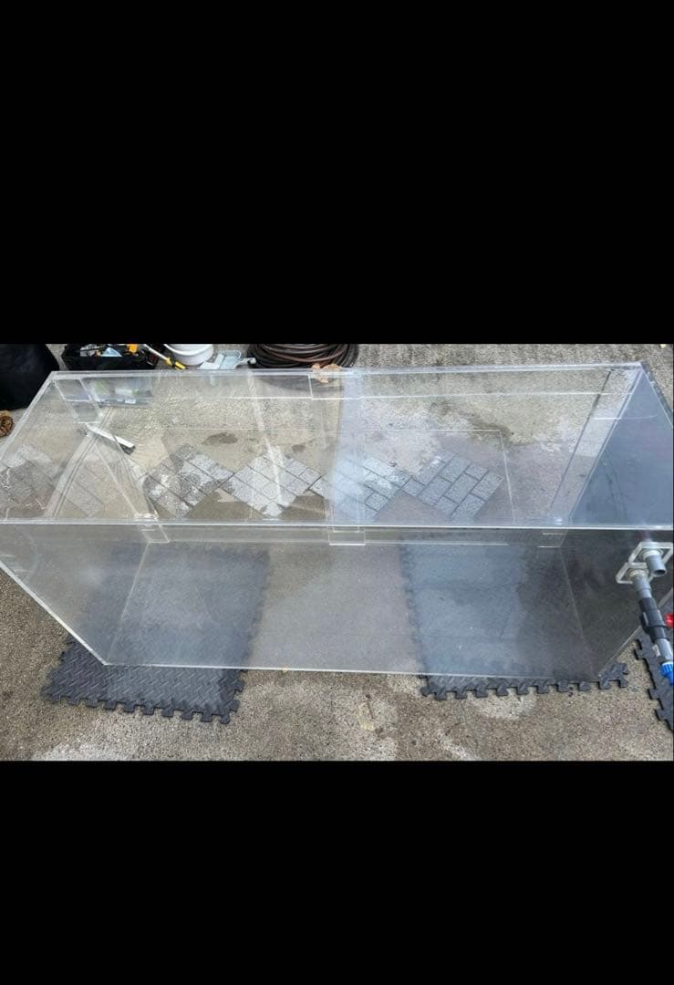 アクリル水槽 1500×750×500 厚み1センチ 引取り限定