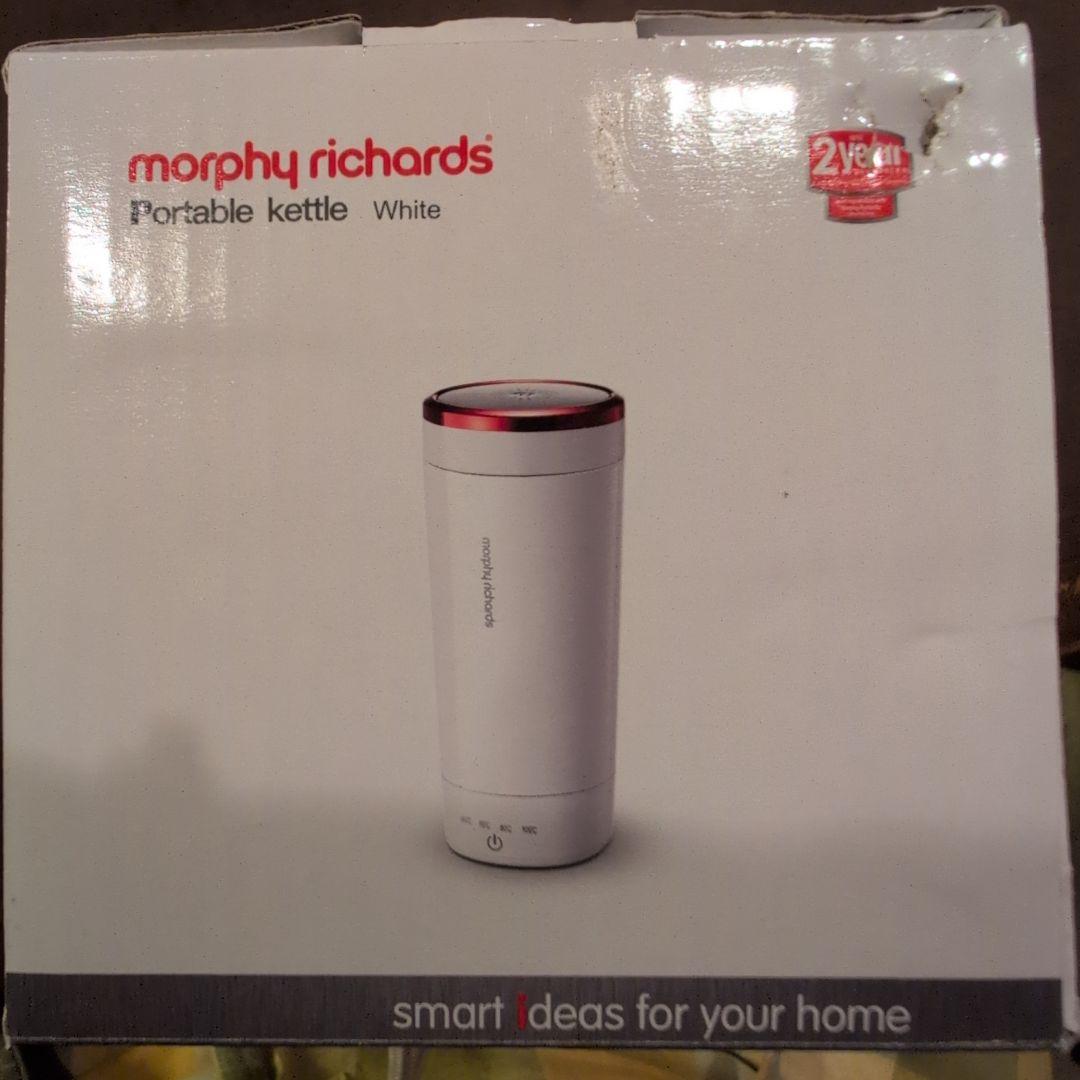 morphy richards ポータブルケトル旅行、哺乳瓶のお湯沸かすのに便利