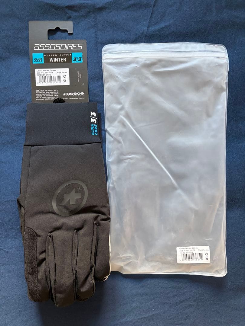 【新品未使用】ASSOS Ultraz Winter Gloves XLGサイズ