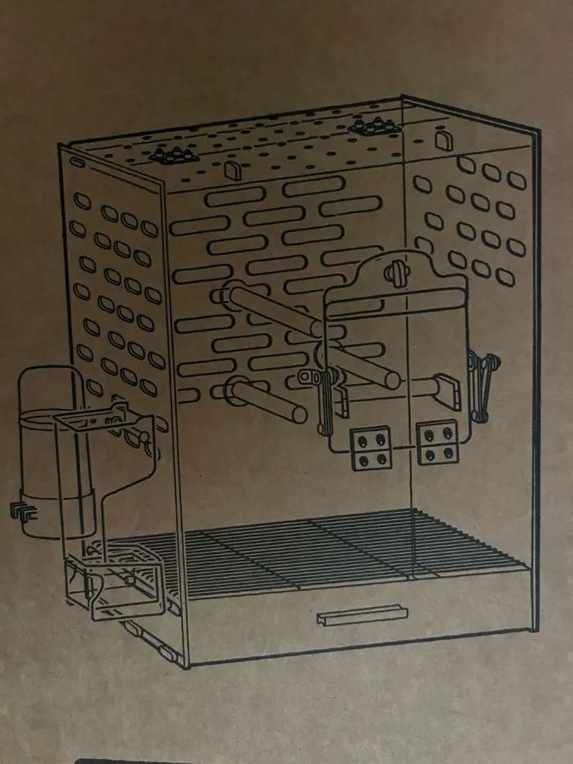 コトリウム350-Ⅱ 未使用　アクリル　鳥籠　鳥かご　透明　餌飛び防止