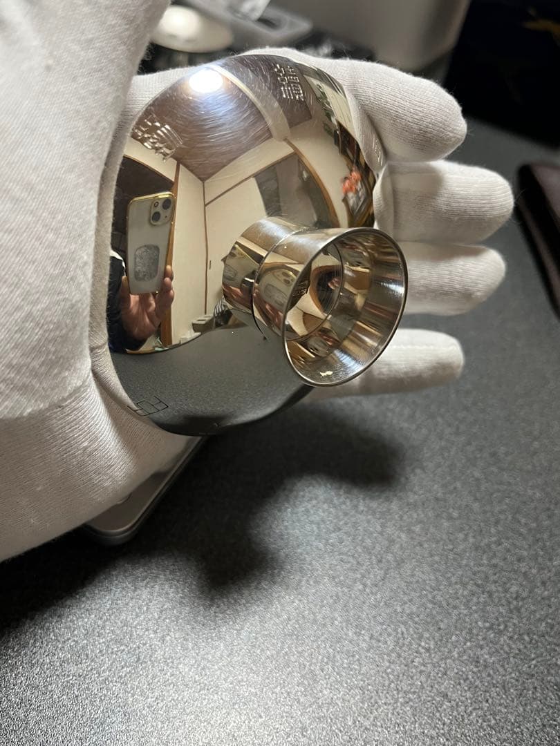 純銀　銀杯　造幣局製