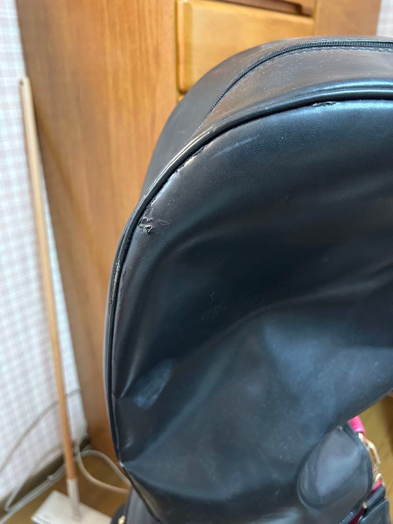 Mizuno レディース キャディバッグ 黒 ピンク