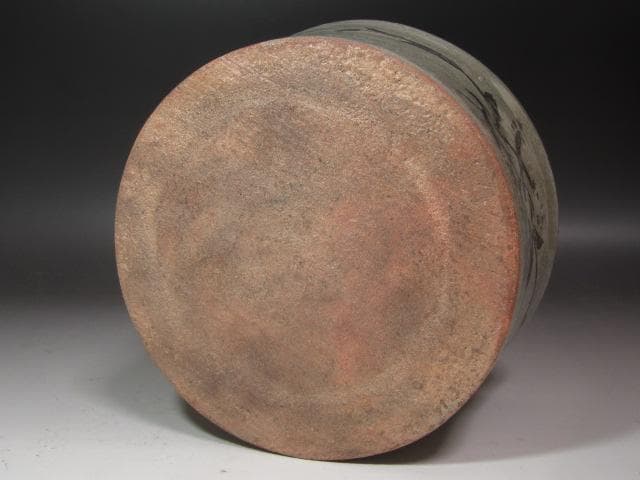 ★　古唐津水指　山の綿　裏千家　十四代　淡々斎の花押がございます★x518