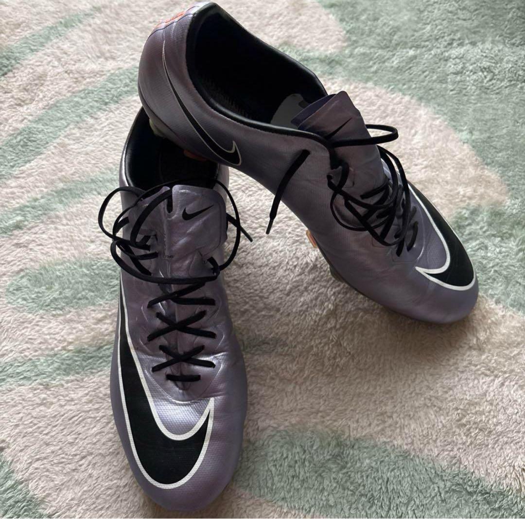 Nike サッカーシューズ 紫/黒 スパイク