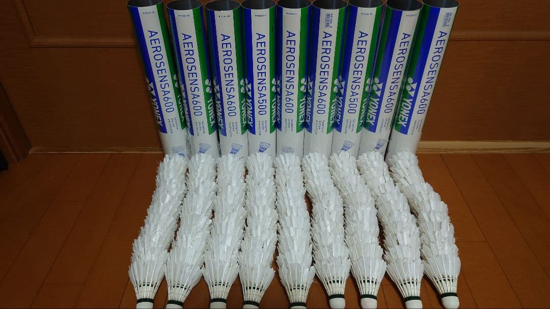 バドミントン 中古シャトル　240球　ヨネックス　エアロセンサ 500　600他