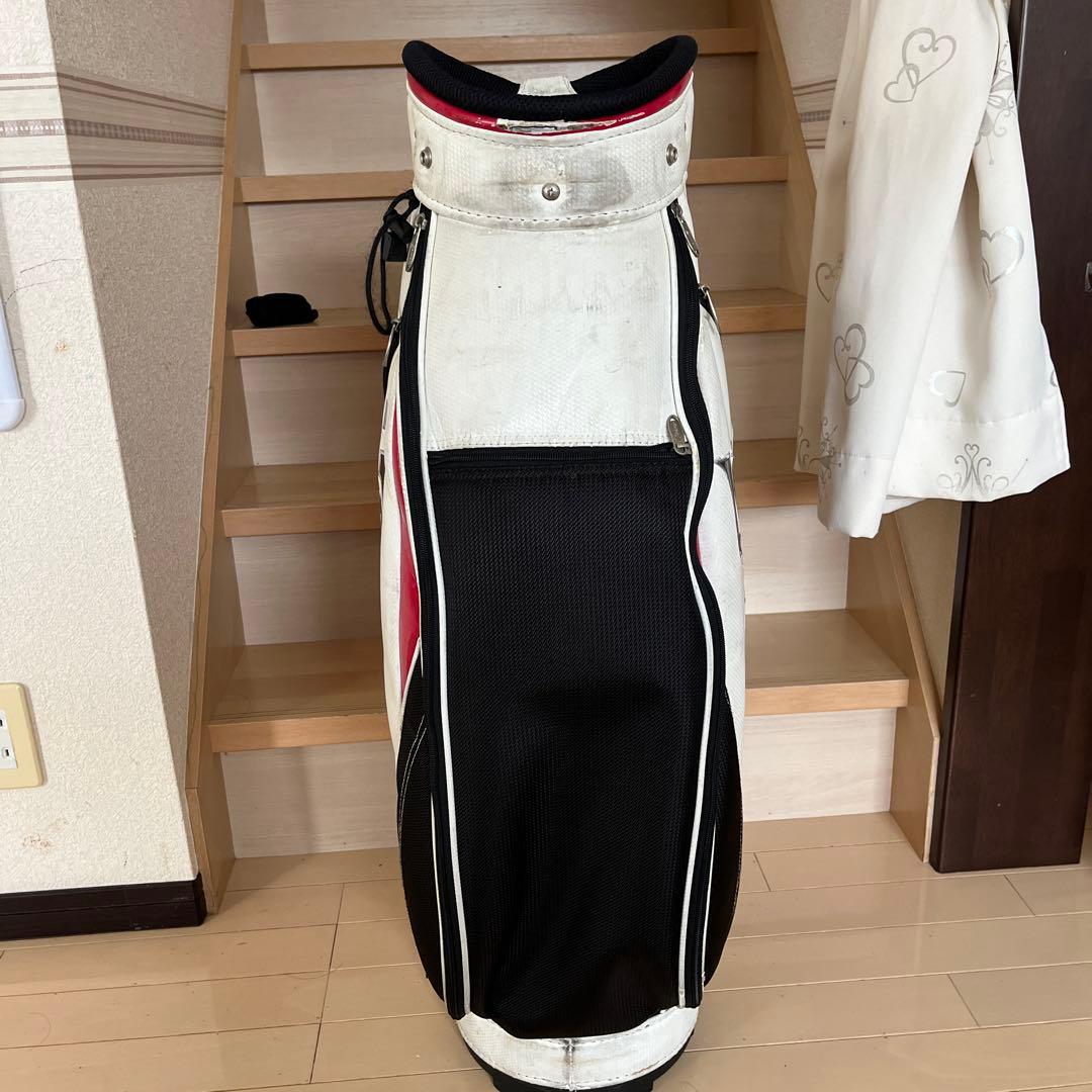 Srixon キャディバッグ ホワイト ブラック レッド
