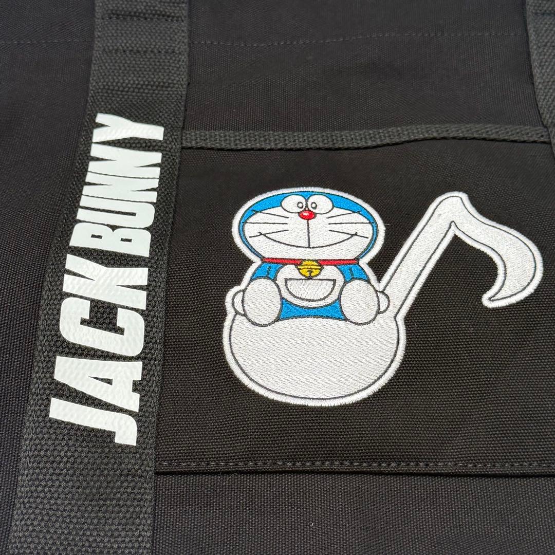 Jack Bunny ドラえもん BIGトートバッグ／ボストンバッグ　ブラック