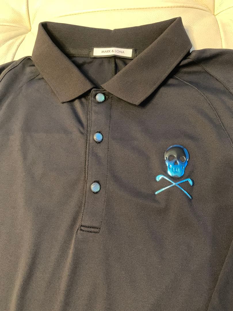 MARK&LONAゴルフウェア 長袖ポロシャツ　サイズ46