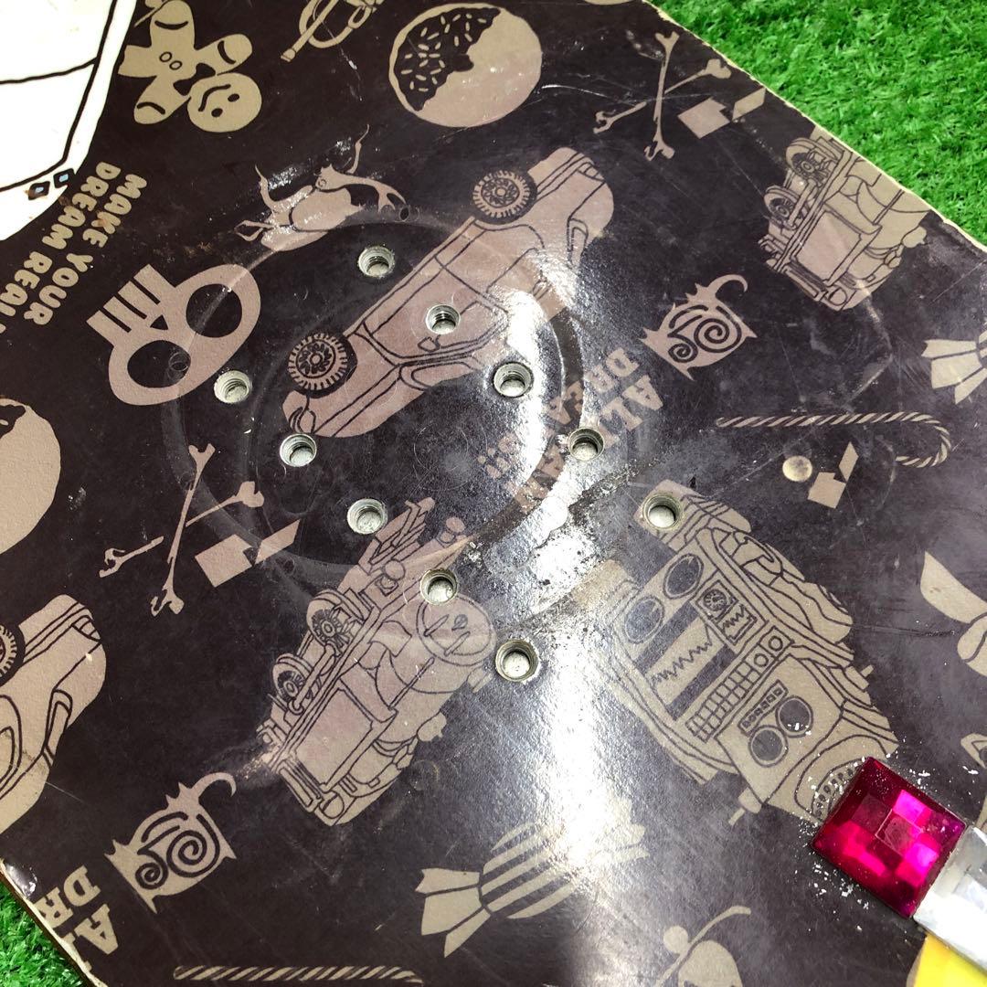 宝-625 子供用スノーボードセット 119cm ビンディング新品 wax塗布有