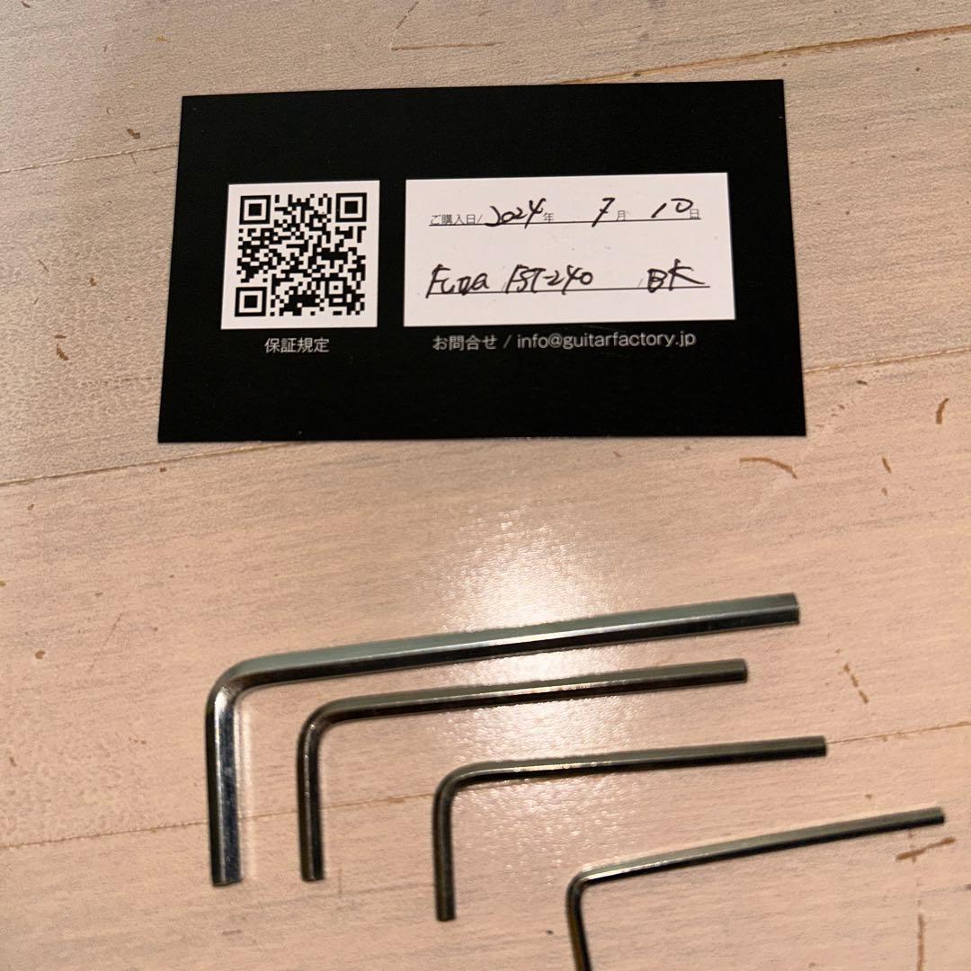 エレキギター フューチュラ西尾知矢(YouTube)コラボモデル