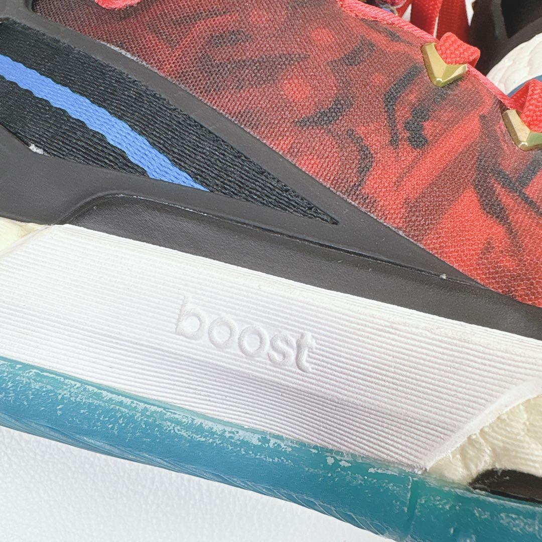アディダス D Rose 6 Boost 26.5 バッシュ 赤 デリックローズ