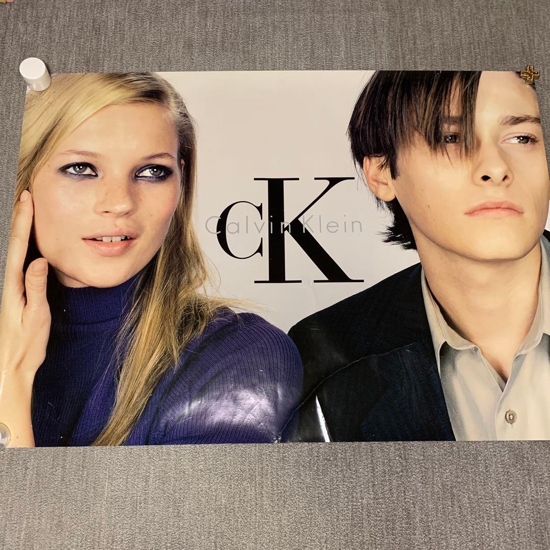 カルバンクライン　ケイトモス　エドワードファーロング　特大ポスター