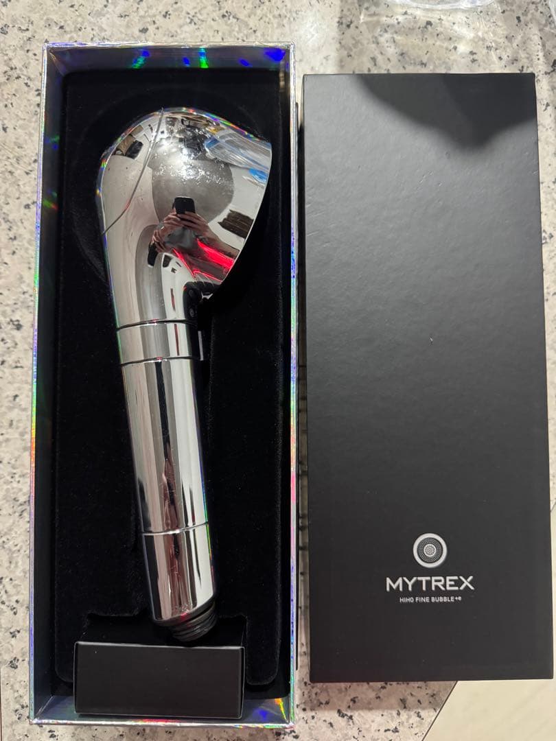 MYTREX シャワーヘッド+e シルバー 専用ボックス付き
