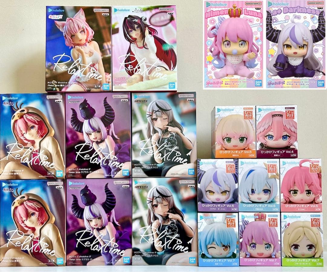 ホロライブ ホロベイビーズRelax timeひっかけフィギュア18点まとめ売り