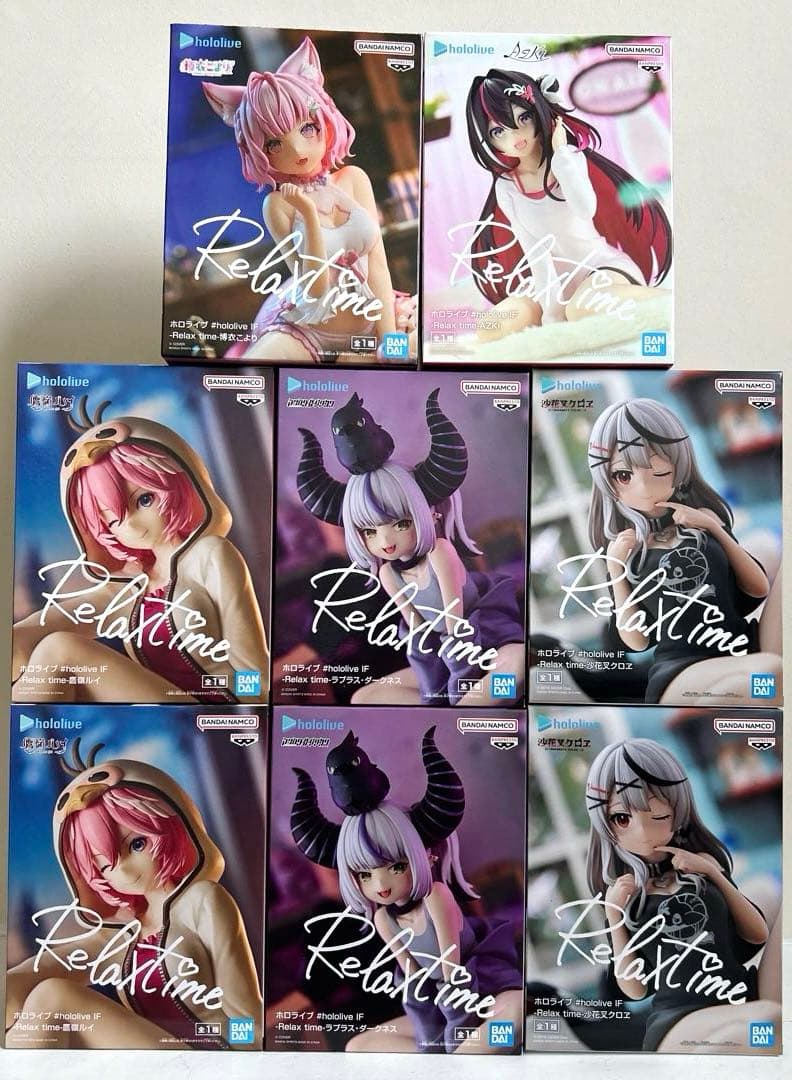 ホロライブ ホロベイビーズRelax timeひっかけフィギュア18点まとめ売り