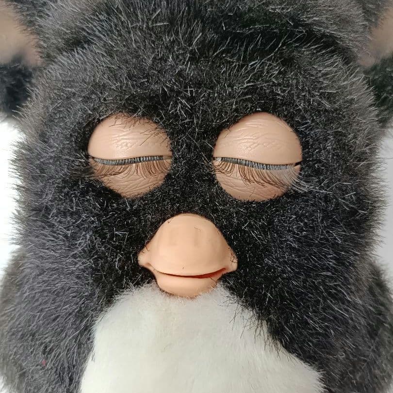 【足のみ不稼働】ファービー2 ミルキーパンダ ブルー目 ドイツ語 2005