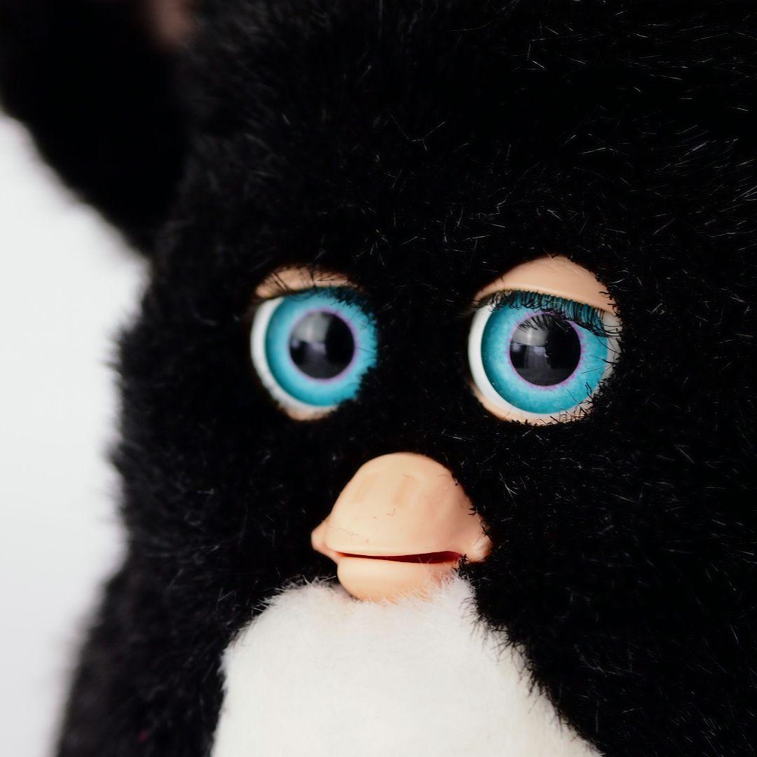 【足のみ不稼働】ファービー2 ミルキーパンダ ブルー目 ドイツ語 2005