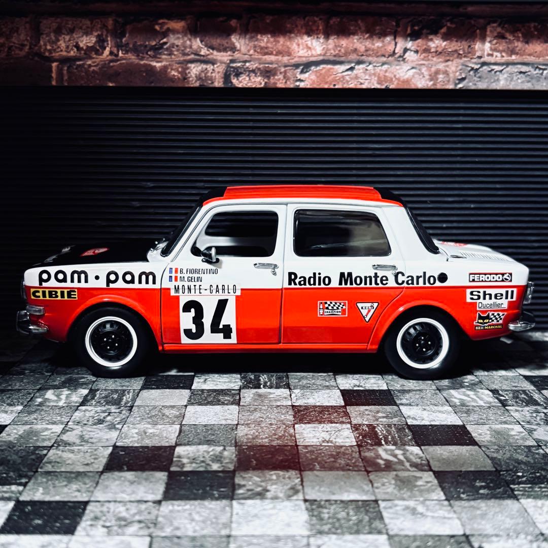 ワンオフカスタム 1/18 NOREV シムカ 1000 ラリー2 モンテカルロ