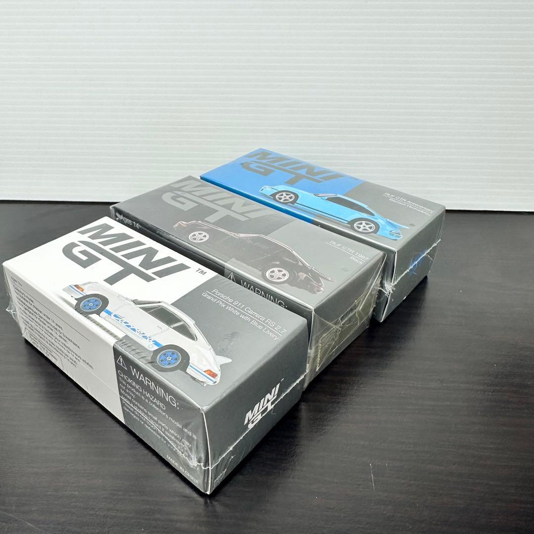 MiniGT　プレミアム　ミニカー　RUF CTR　ポルシェ 911　3台セット