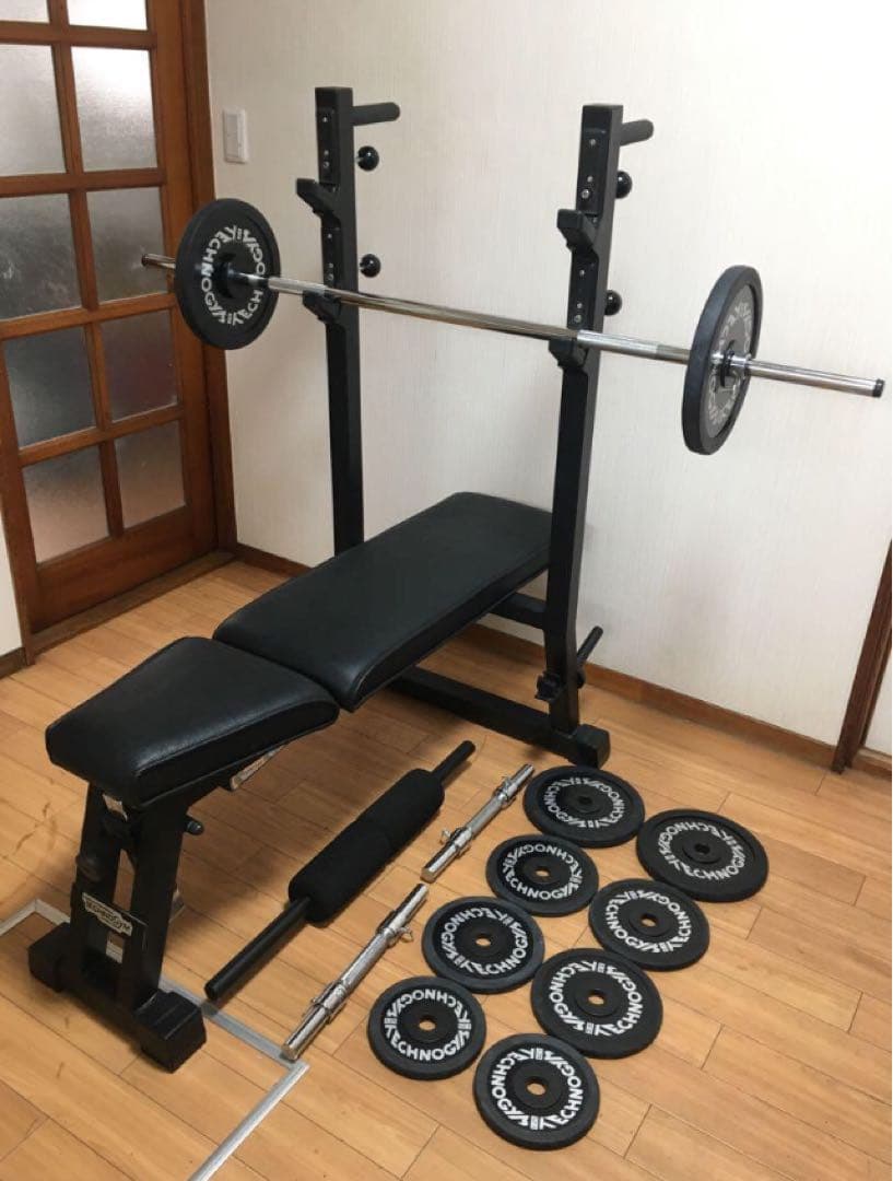 azziP　テクノジム PRATICAレーニング ベンチ プレス セット