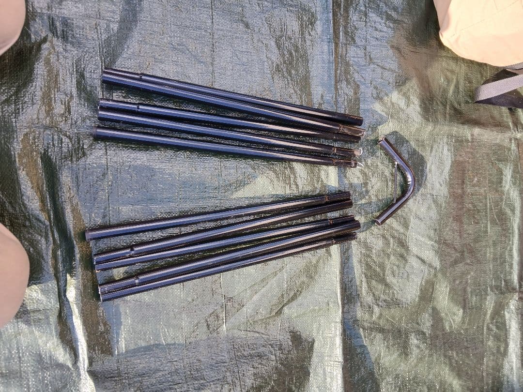 WAQ Alpha TC１人用二股ポールおまけでグランドシート付き