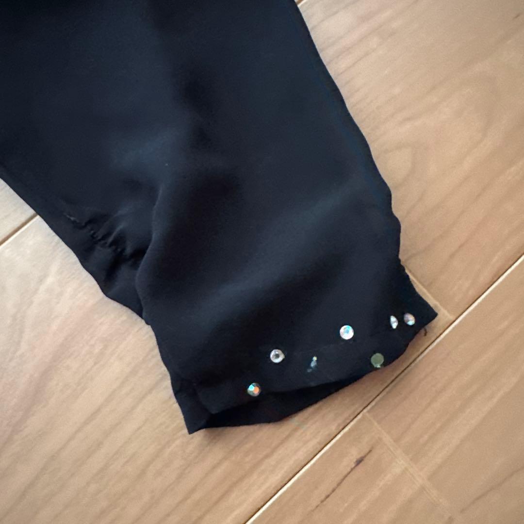 社交ダンス　ドレス　品格のあるブラック