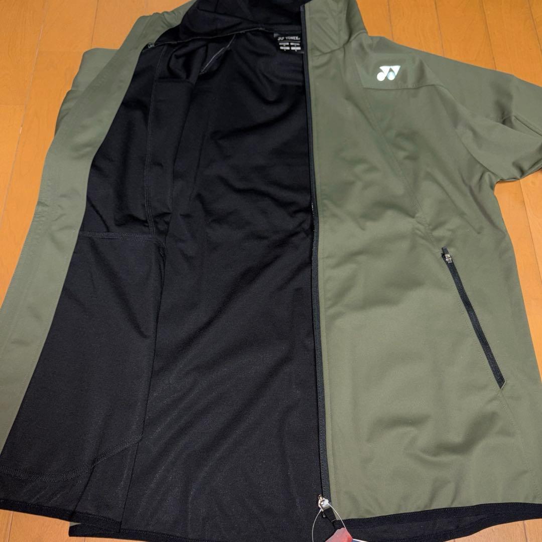 YONEX ウォームアップパーカー モスグリーン Lサイズ