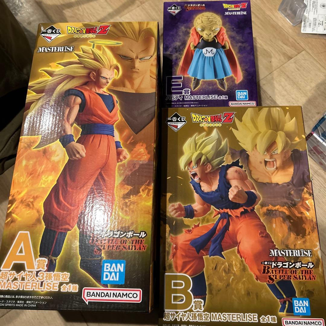 A賞B賞E賞 一番くじ ドラゴンボール フィギュア3点セット