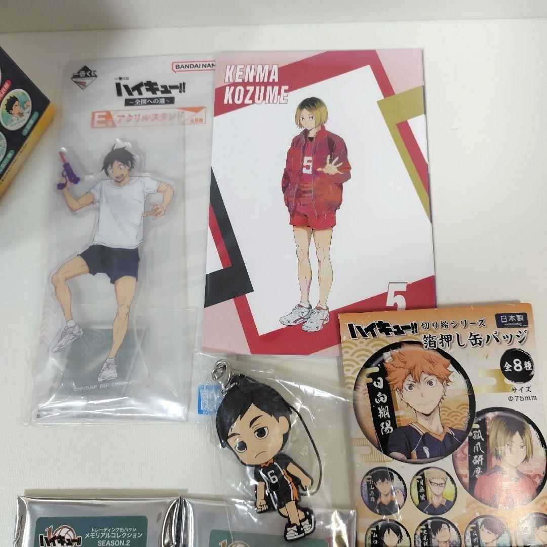 まとめ売り ハイキュー! 106個 缶バッジ アクリルスタンド 箔押し