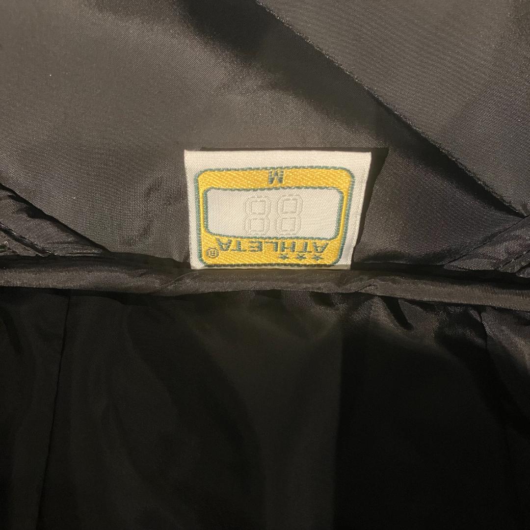 ATHLETA ブラック ダウンベンチコート M