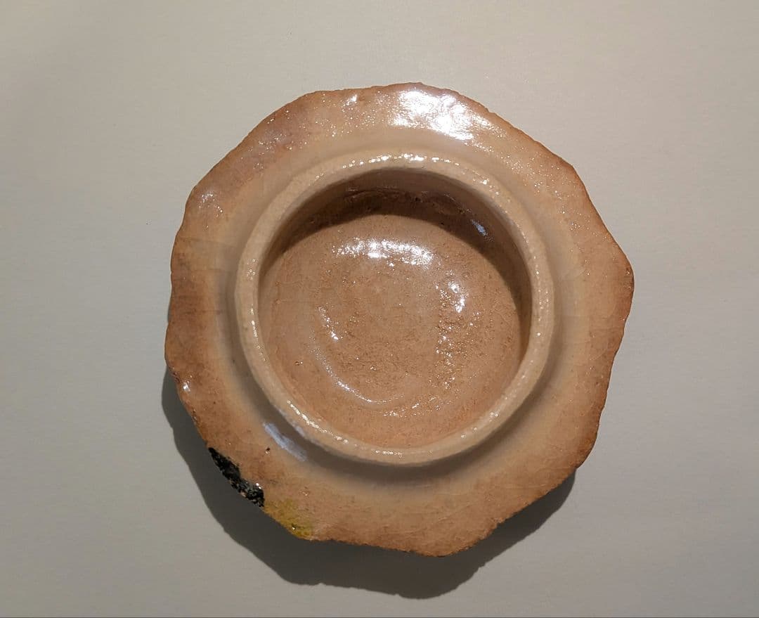 『佐々木輝夫』鈴型梅文　梅の絵香合　帰来窯　佐々木虚室　　共箱共布