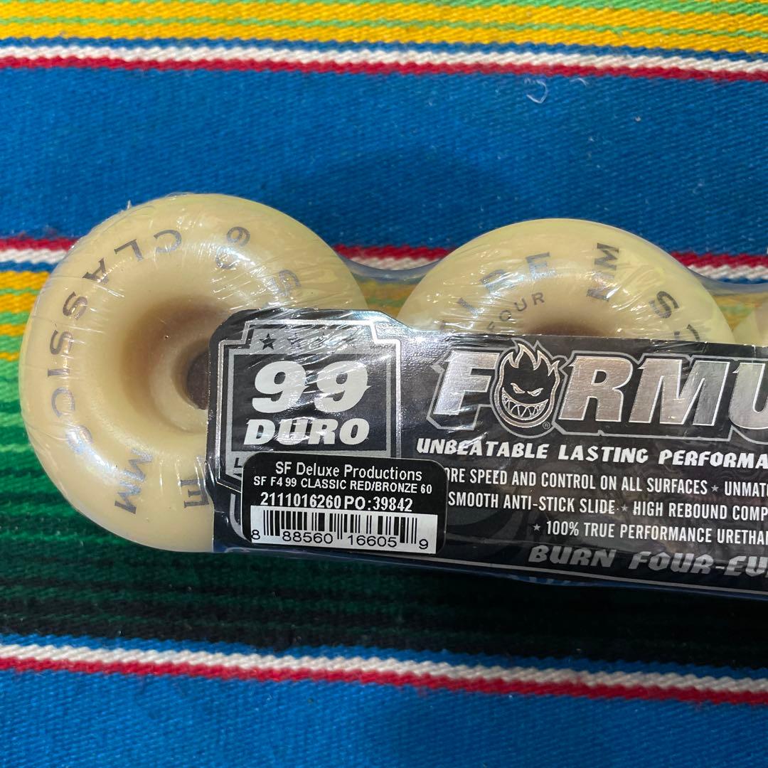 スケートボード SPITFIRE FORMULA FOUR Classic 99D 60mm