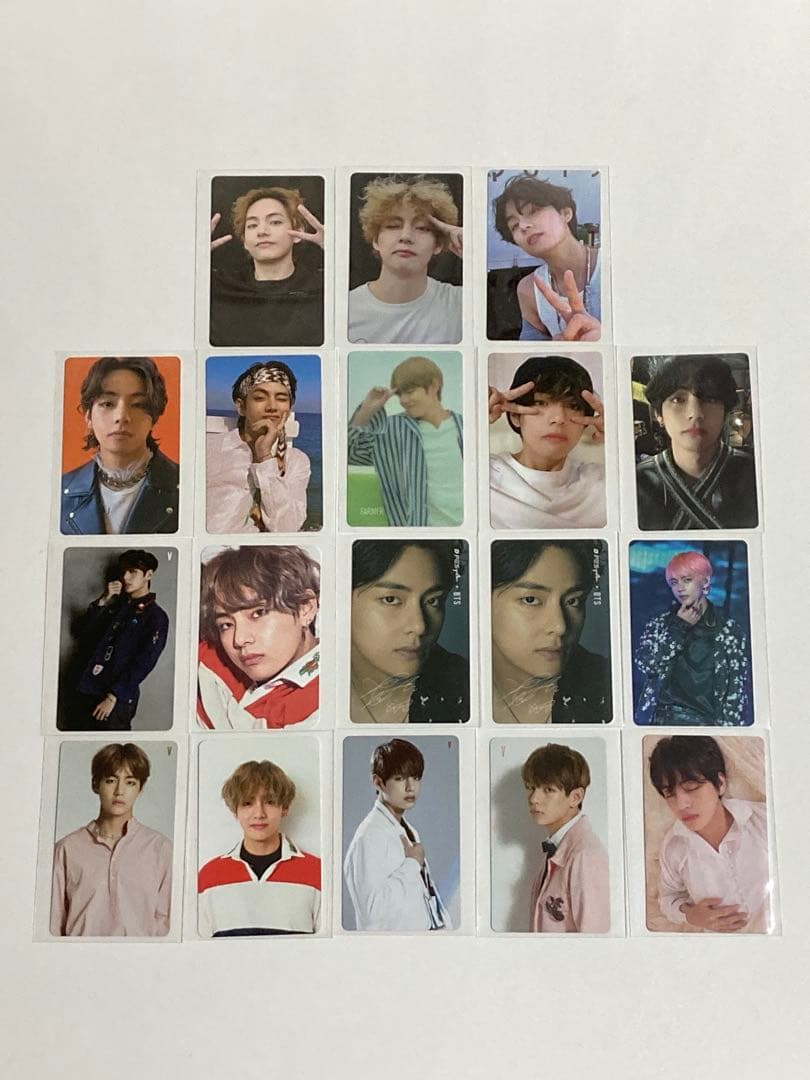 BTS テテ　テヒョン V 公式　トレカ　まとめ売り 18枚