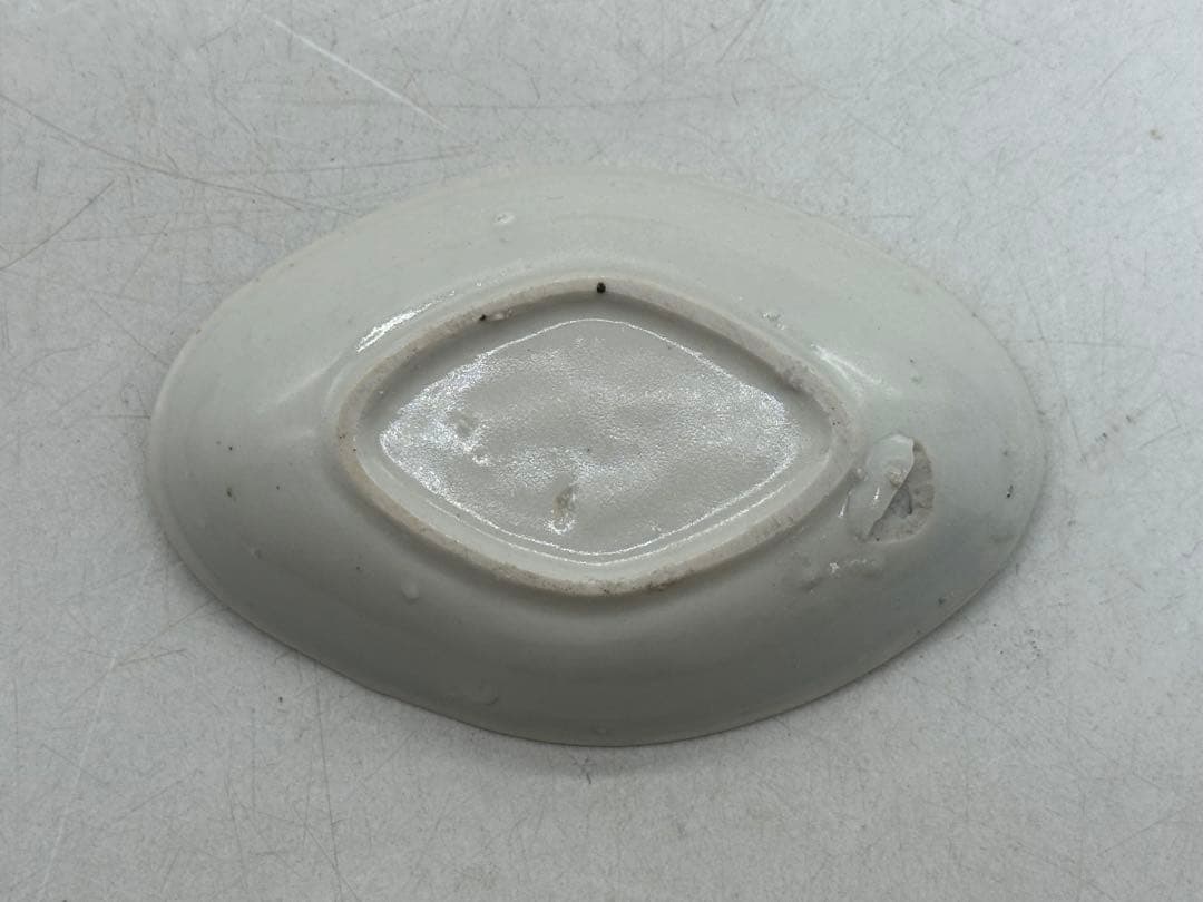 時代　白磁　菱形小皿7点　豆皿　送料込み260131